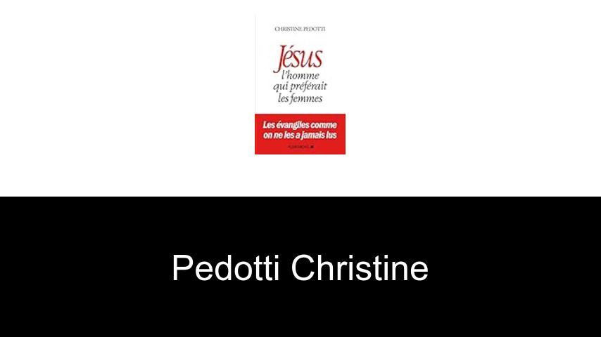 livres de Pedotti Christine