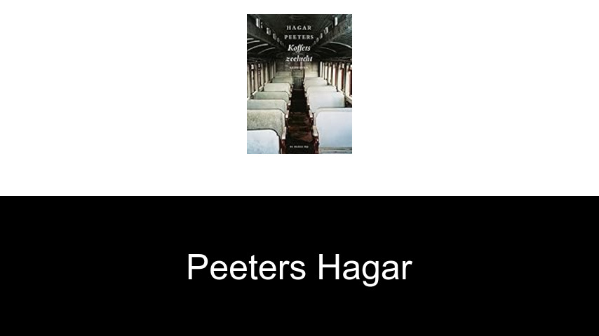 livres de Peeters Hagar