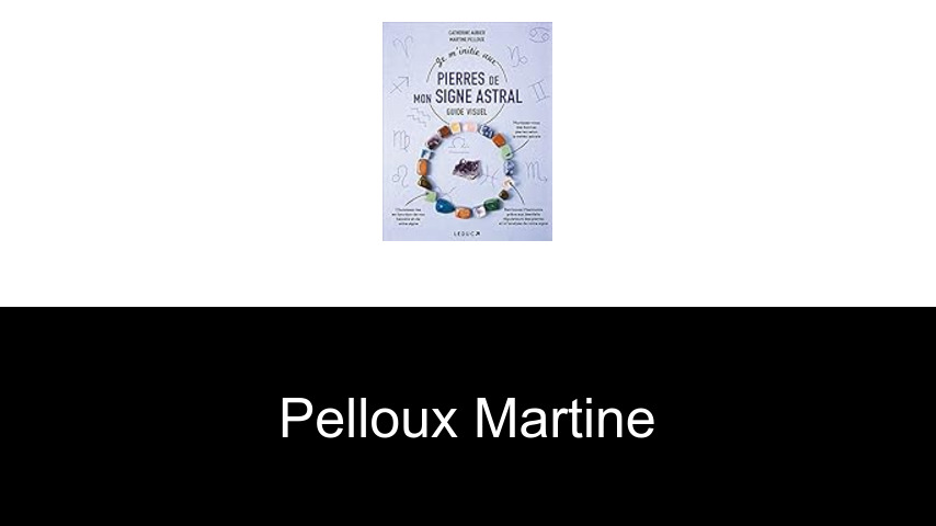 livres de Pelloux Martine
