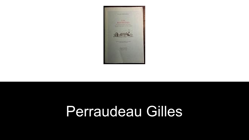 livres de Perraudeau Gilles