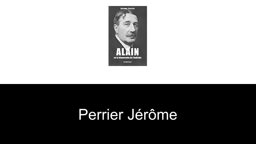 livres de Perrier Jérôme