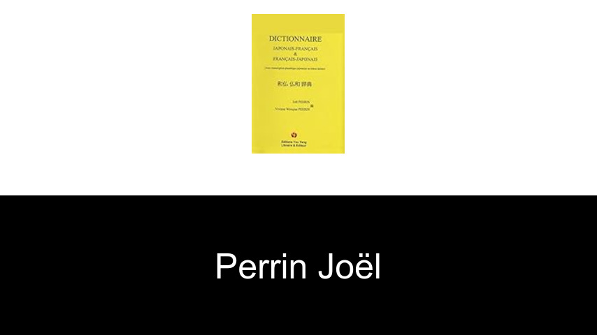 livres de Perrin Joël