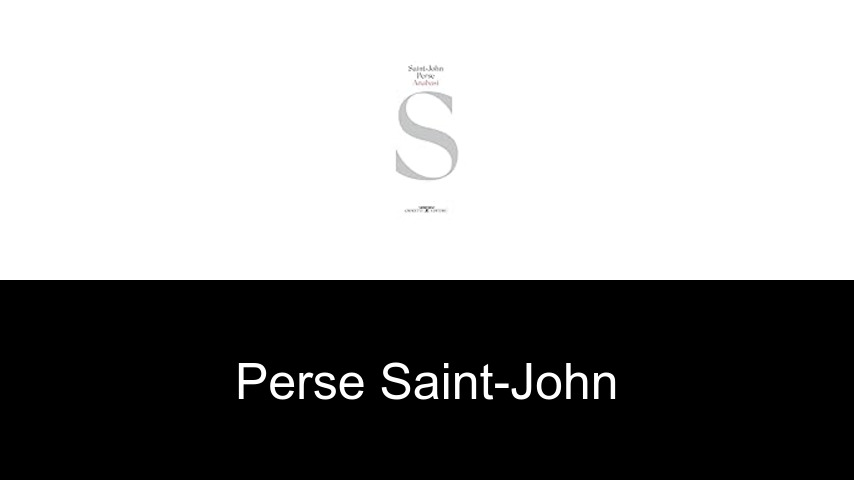 livres de Perse Saint-John