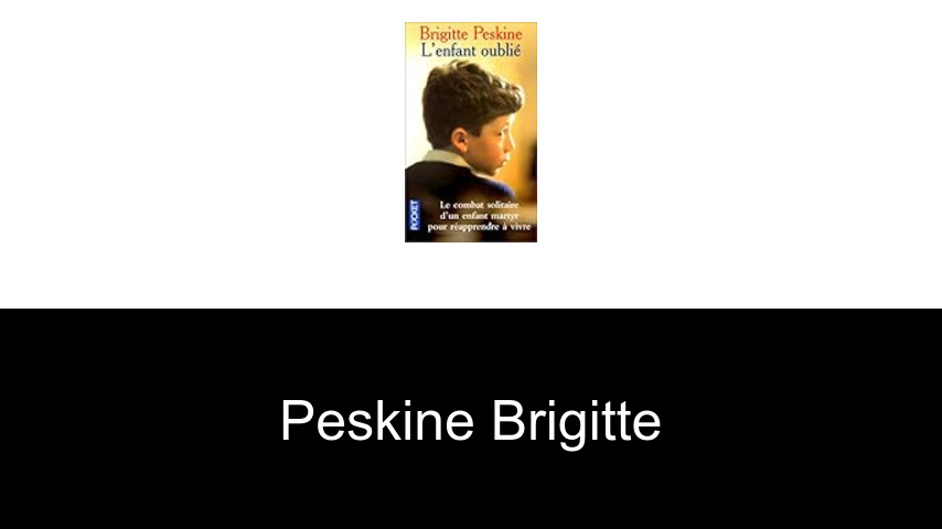 livres de Peskine Brigitte