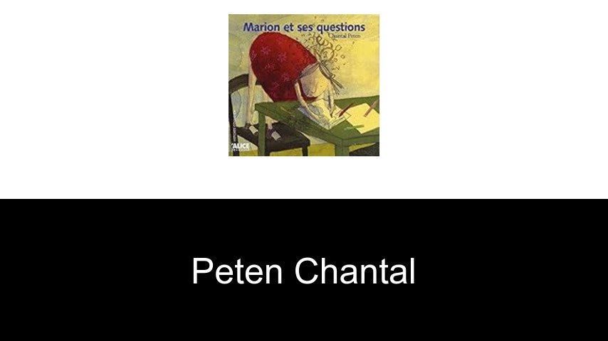 livres de Peten Chantal