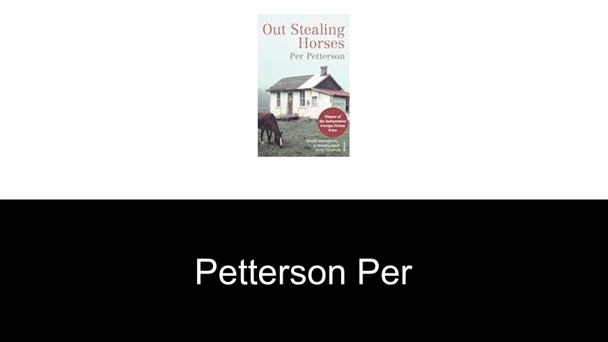 livres de Petterson Per