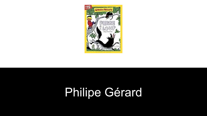livres de Philipe Gérard