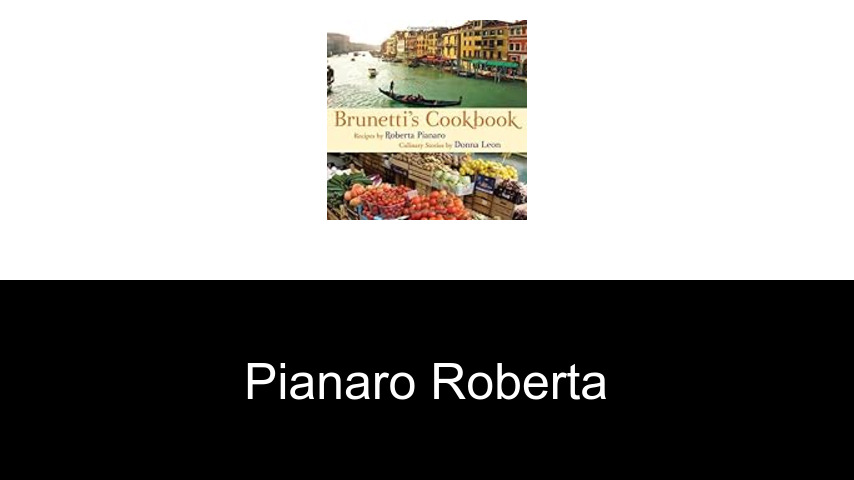 livres de Pianaro Roberta