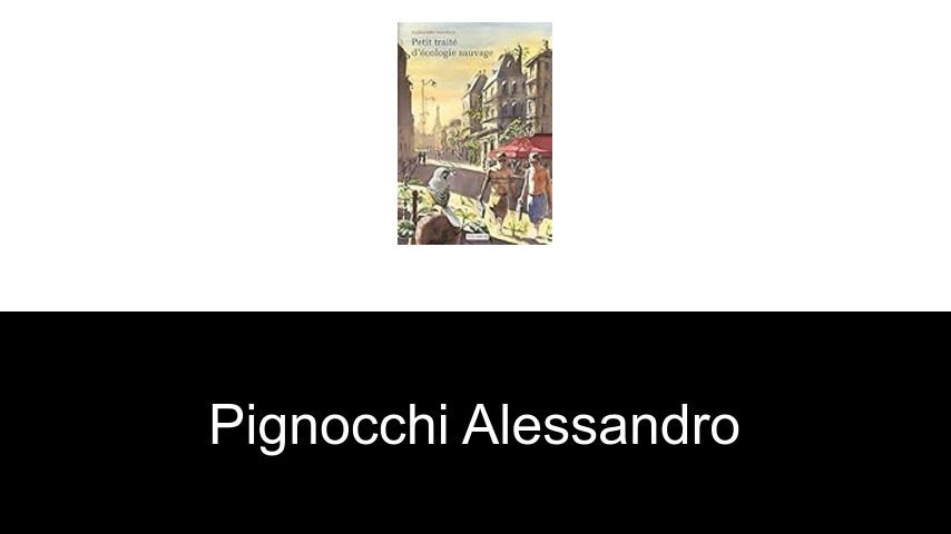 livres de Pignocchi Alessandro