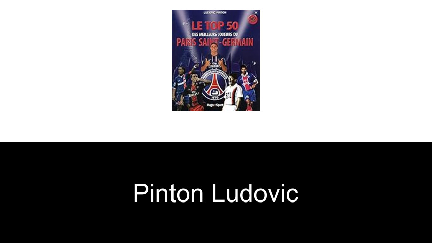 livres de Pinton Ludovic