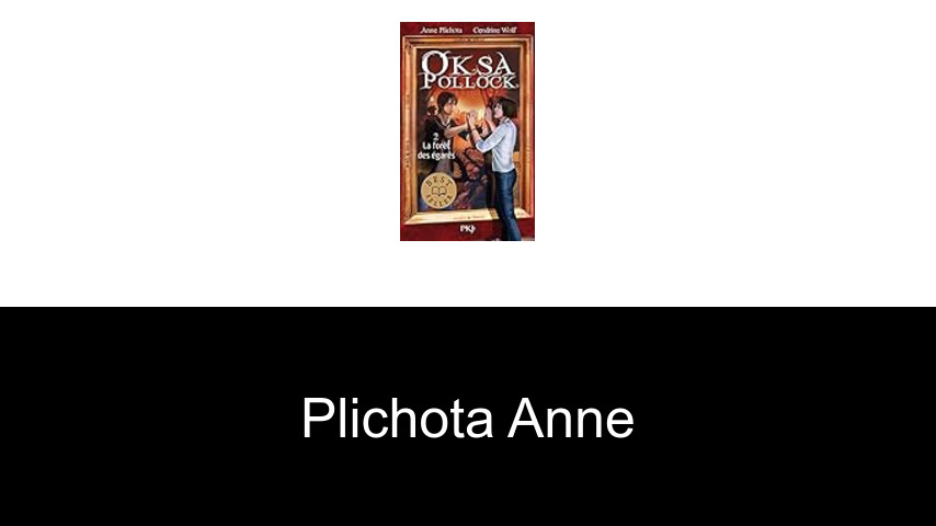 livres de Plichota Anne