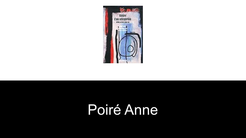 livres de Poiré Anne