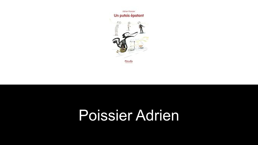 livres de Poissier Adrien