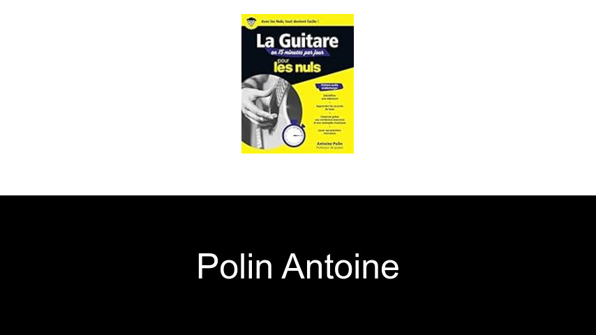 livres de Polin Antoine