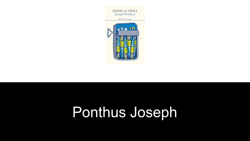 livres de Ponthus Joseph