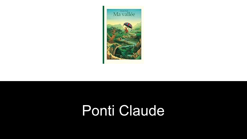livres de Ponti Claude