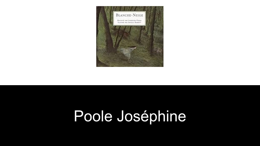 livres de Poole Joséphine