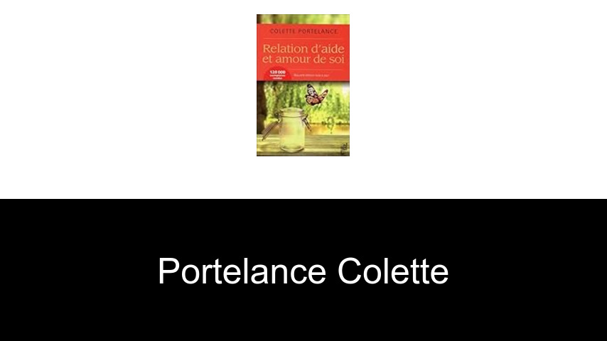 livres de Portelance Colette