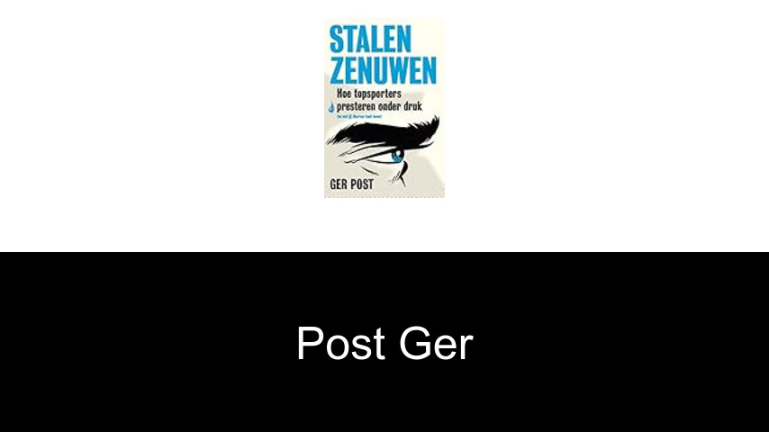 livres de Post Ger