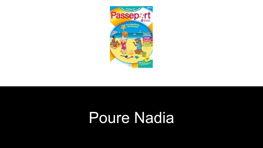 livres de Poure Nadia