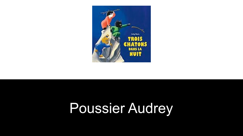 livres de Poussier Audrey