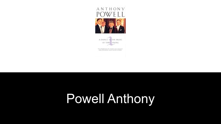 livres de Powell Anthony