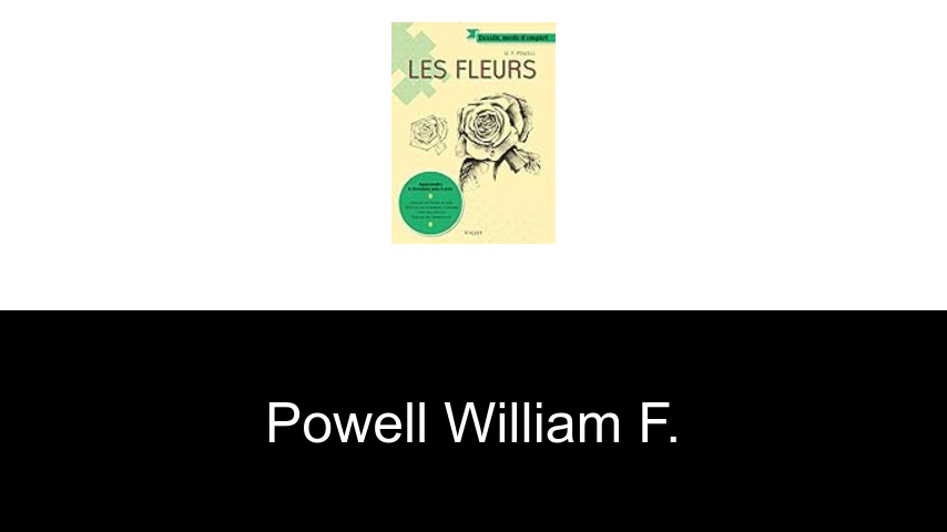 livres de Powell William F.