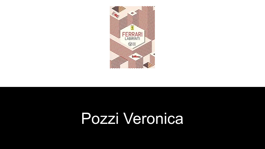 livres de Pozzi Veronica
