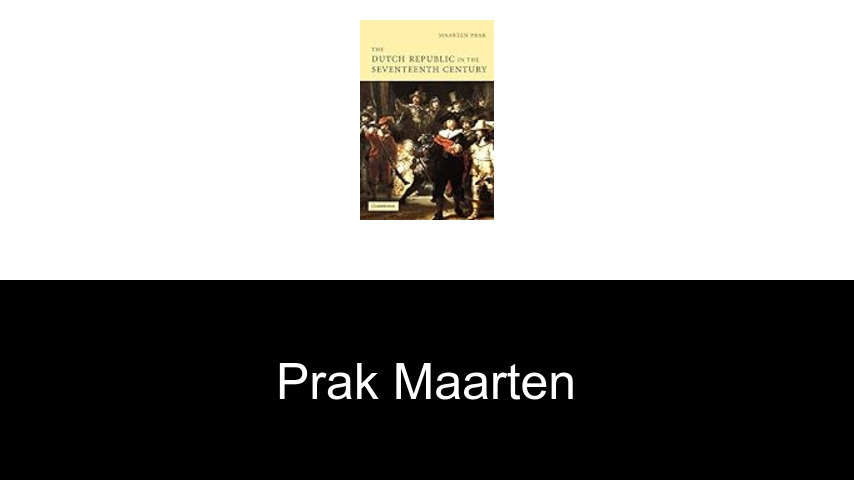 livres de Prak Maarten