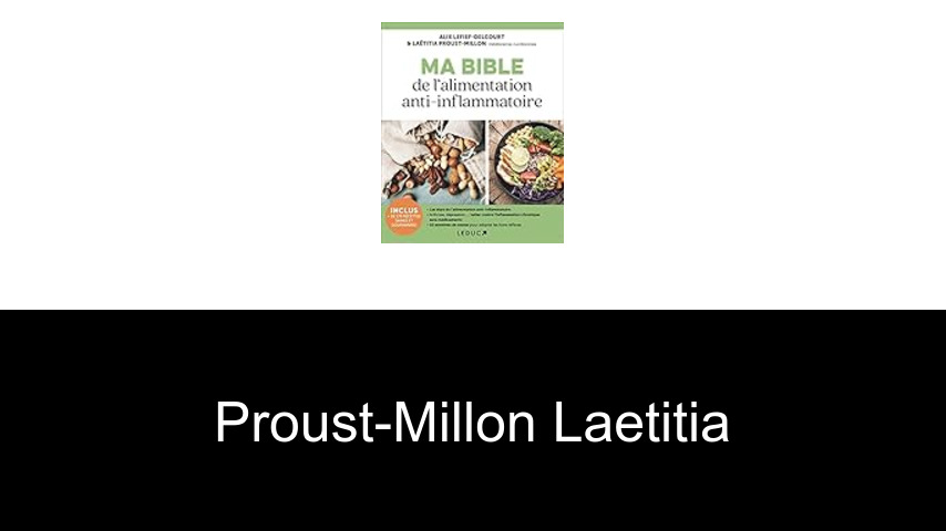 livres de Proust-Millon Laetitia