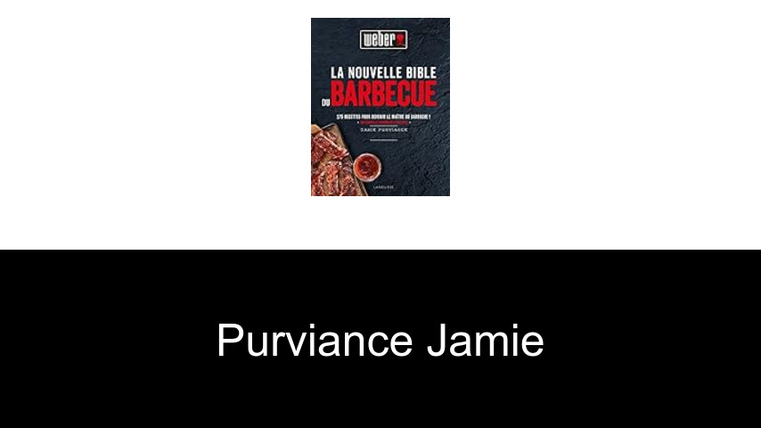 livres de Purviance Jamie