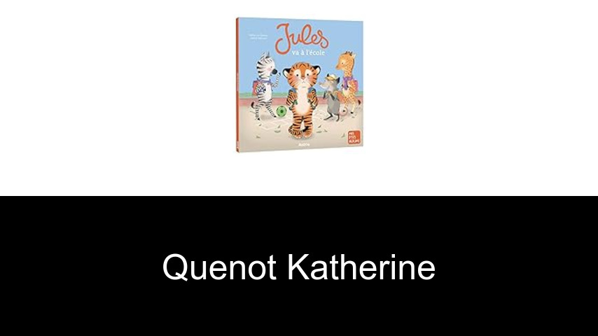 livres de Quenot Katherine