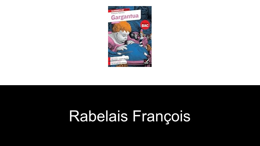 livres de Rabelais François