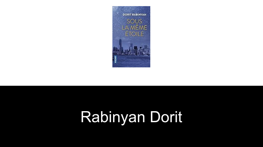 livres de Rabinyan Dorit