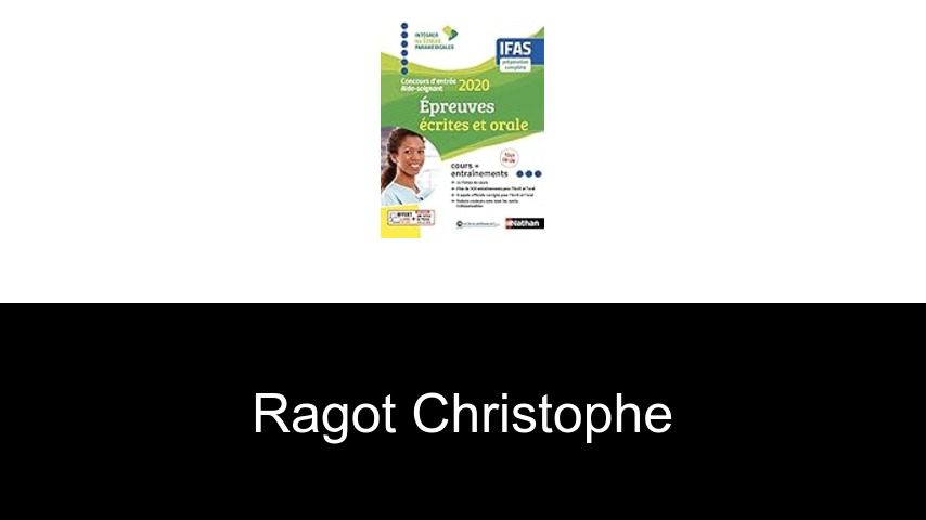 livres de Ragot Christophe