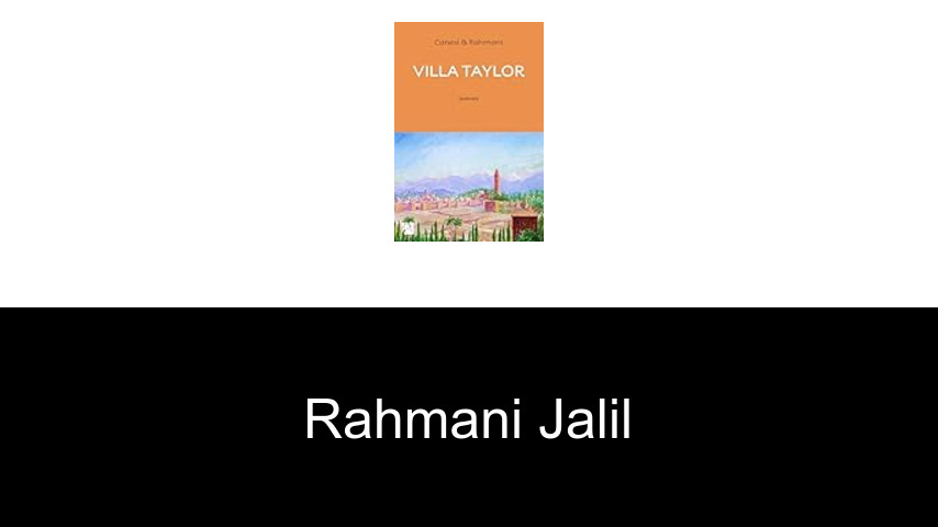 livres de Rahmani Jalil