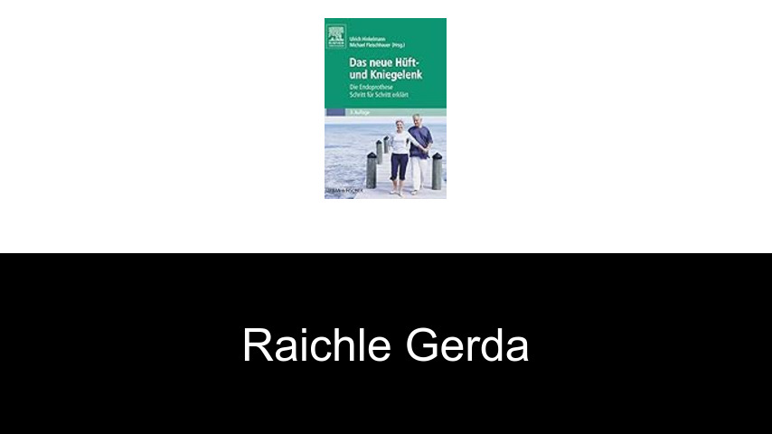 livres de Raichle Gerda