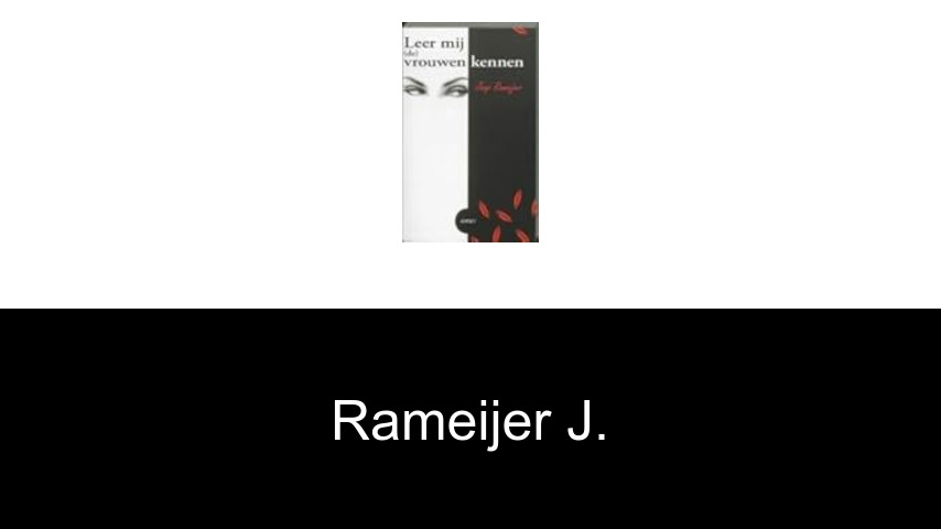 livres de Rameijer J.