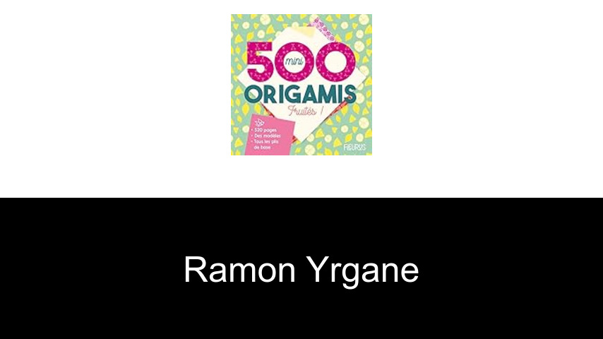 livres de Ramon Yrgane