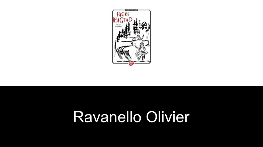 livres de Ravanello Olivier