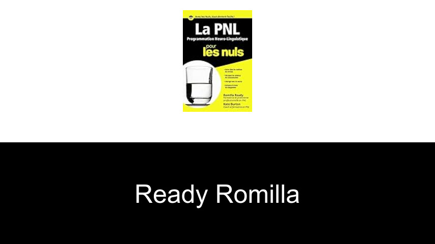 livres de Ready Romilla