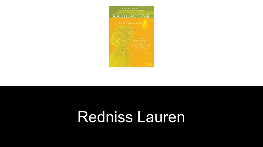 livres de Redniss Lauren