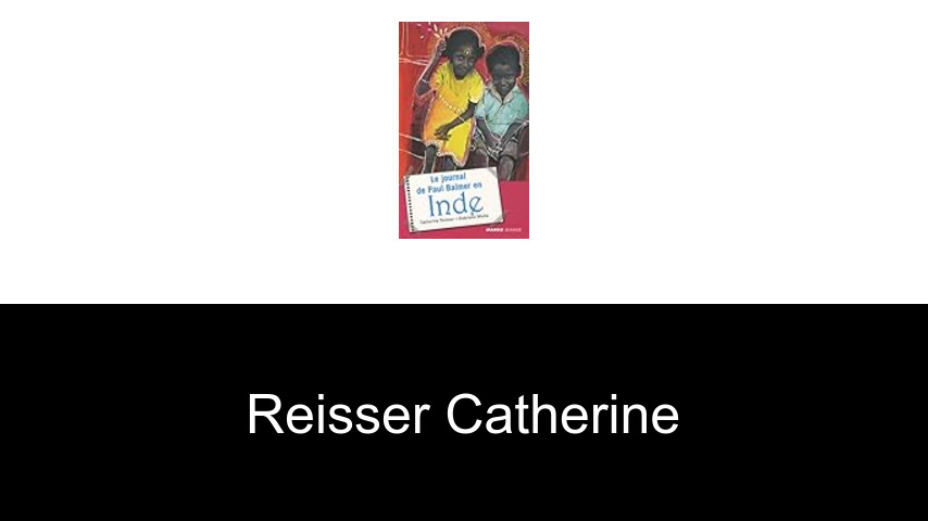 livres de Reisser Catherine