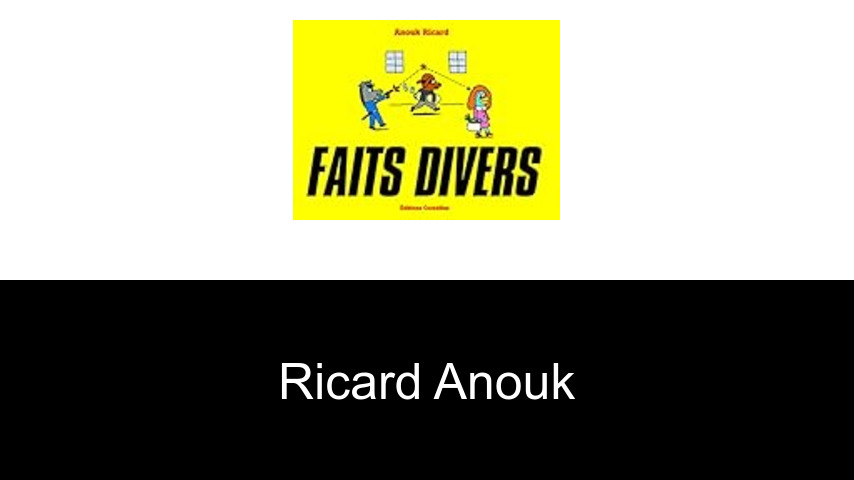 livres de Ricard Anouk