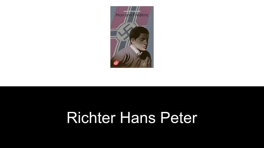 livres de Richter Hans Peter