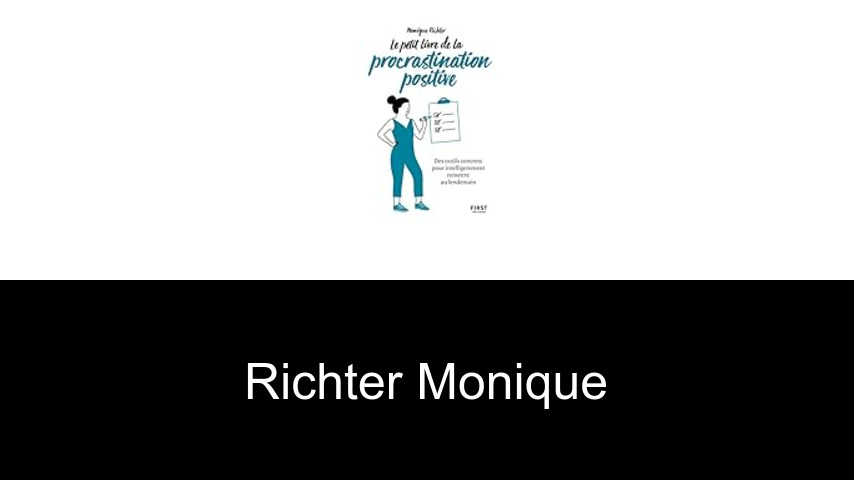 livres de Richter Monique