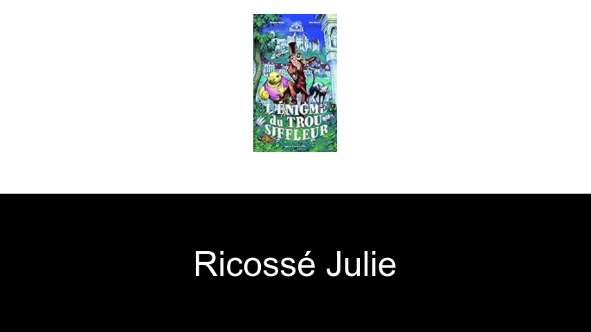livres de Ricossé Julie
