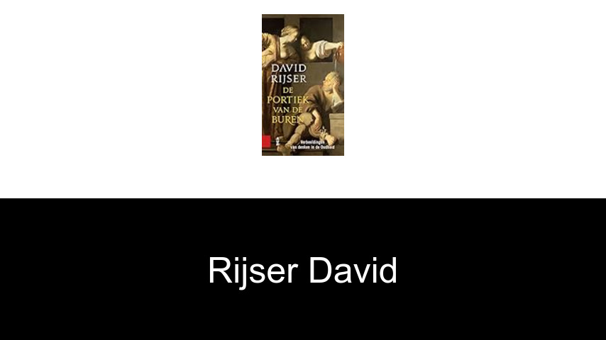 livres de Rijser David