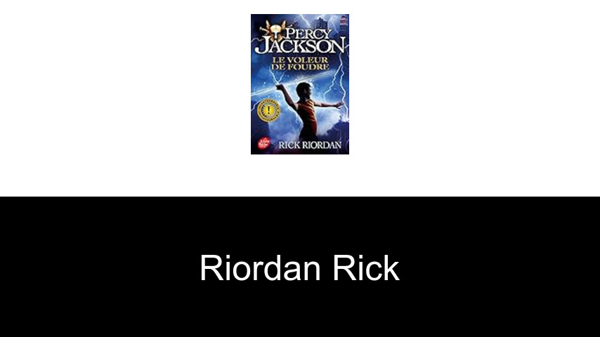 livres de Riordan Rick