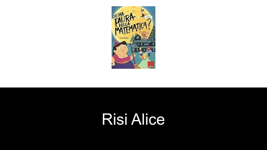 livres de Risi Alice